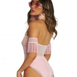 Roma X IHR Be Mine Cutout Mesh Bodysuit