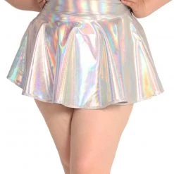 Clothing Roma Extragalactic Holo Skater Skirt