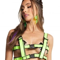 Western Fashion New Arrivals Rush Hour Neon Chest Harness
