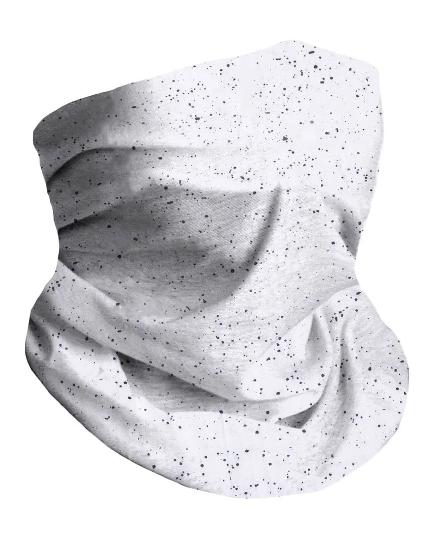 INTO THE AM Paint Splatter White Seamless Mask Bandana Masks & Bandanas