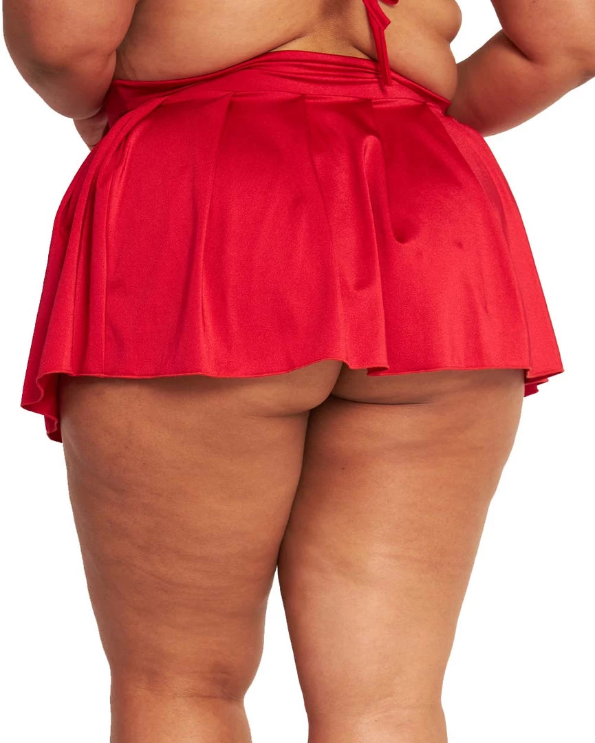 Body Language Clothing See U After Class Pleated Mini Skirt