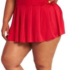 Body Language Clothing See U After Class Pleated Mini Skirt