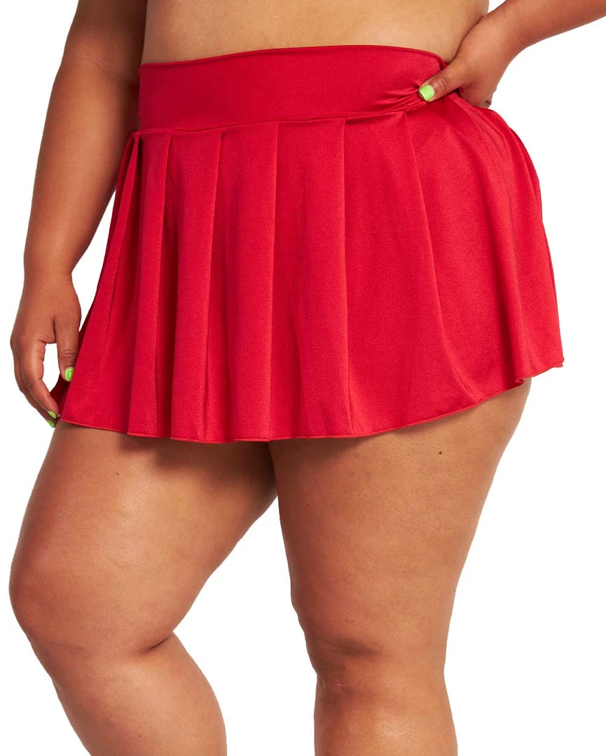 Body Language Clothing See U After Class Pleated Mini Skirt