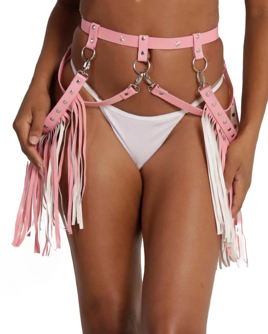 Ana Accessories Show It Off Fringe Belt