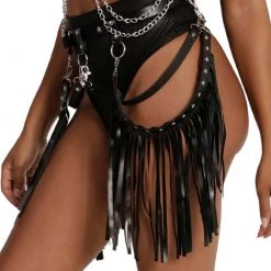 Ana Accessories Show It Off Fringe Belt