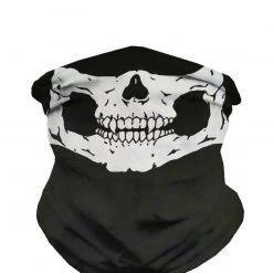 INTO THE AM Skeleton Mouth Seamless Mask Bandana Masks & Bandanas