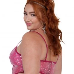 OhYes Sky Full Of Stars PVC Corset Top Clothing