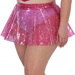 OhYes Sky Full Of Stars PVC Mini Skirt Clothing