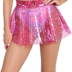 OhYes Sky Full Of Stars PVC Mini Skirt Clothing