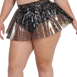 OhYes Sky Full Of Stars PVC Mini Skirt Clothing
