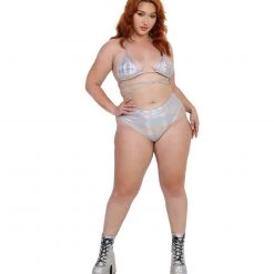 Day G Space Date Holo Wrap Around Bikini Top Tops