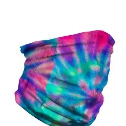 INTO THE AM Masks & Bandanas Spiral Tie-Dye Seamless Mask Bandana