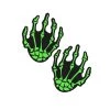 Pastease Spooky Skeleton UV Reactive Pasties Accessories