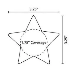 Neva Nude Reflective Star Pasties