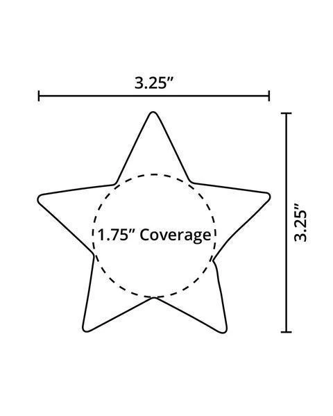 Neva Nude Reflective Star Pasties