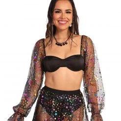 OhYes New Arrivals Star Bright Mesh Top