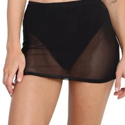 OhYes Bottoms Star Of The Day Rhinestone Mesh Skirt