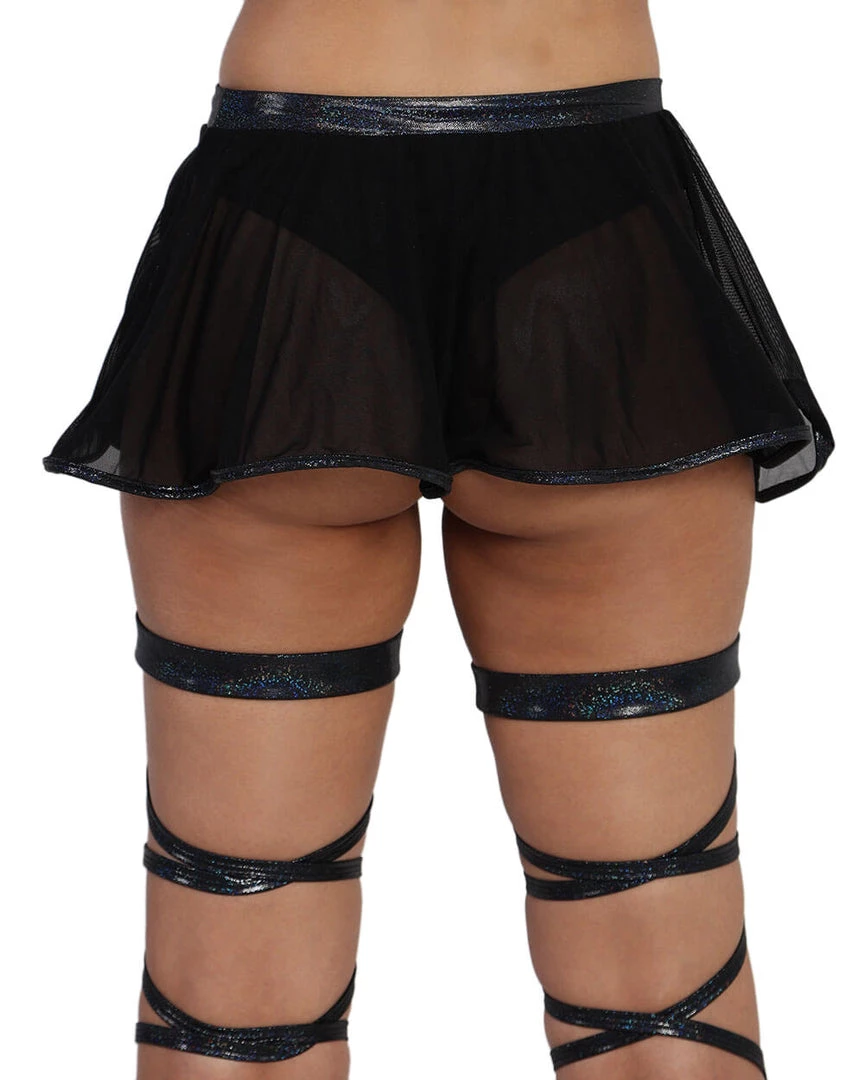 Bottoms Roma Stargazer Mesh Skirt