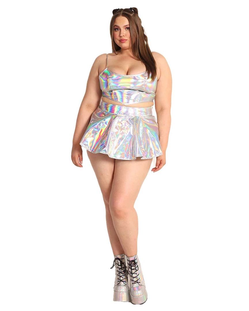 OhYes Stargirl Holo Corset Top Clothing