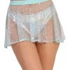 OhYes New Arrivals Starlight Lover Flowy Mesh Mini Skirt