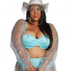 OhYes Starlight Lover Mesh Crop Top