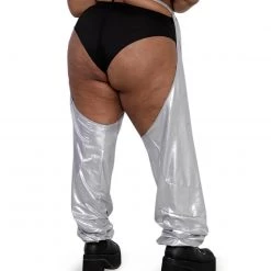 Hot & Delicious Black Bead Stay Glowin' Metallic Chaps Bottoms