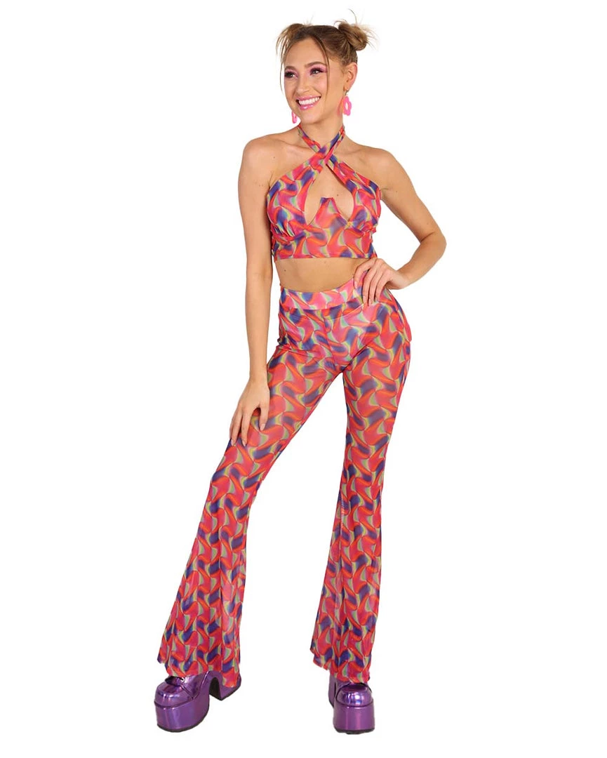 Day G Sugar High Mesh Bell Bottoms Clothing