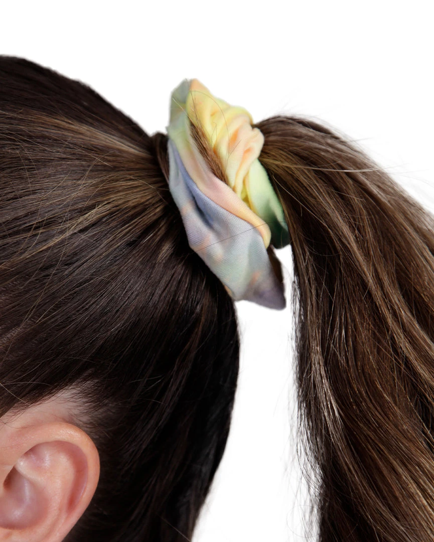 LA Seduction Sun Soaked Rainbow Tie-Dye Scrunchie