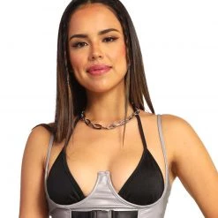 OhYes Superstar Glow Reflective Underboob Crop Top New Arrivals