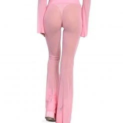 OhYes Sweet Thing High Waist Mesh Bell Bottoms
