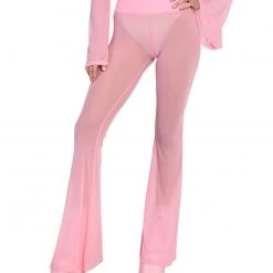 OhYes Sweet Thing High Waist Mesh Bell Bottoms