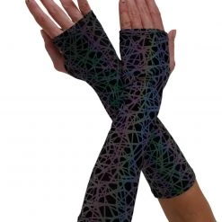 Dippin Daisies Trippy Drip Reflective Fingerless Gloves Dresses & Sets