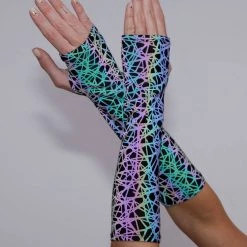 Dippin Daisies Trippy Drip Reflective Fingerless Gloves Dresses & Sets