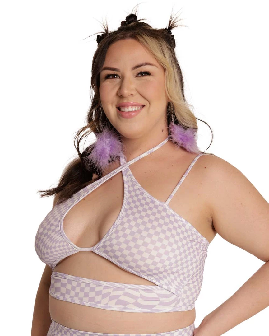 Cherry Mellow, Inc. Clothing Trippy Twist Strappy Crop Top