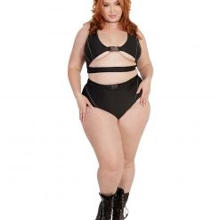 Cherry Mellow, Inc. Turn Up The Lights Speed Clasp Rainbow Reflective Crop Top New Arrivals