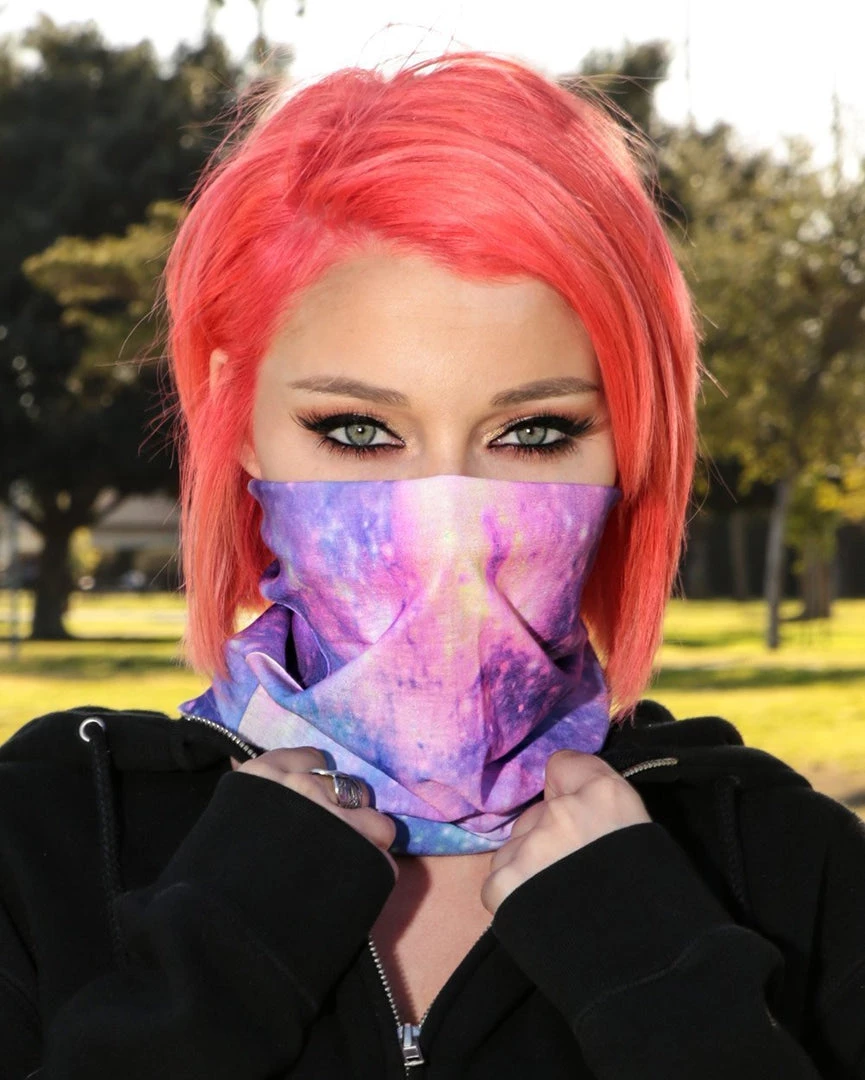 INTO THE AM Unicorn Nebula Seamless Mask Bandana