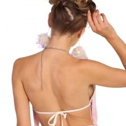 OhYes Wildest Dreams Fringe Halter Top Clothing