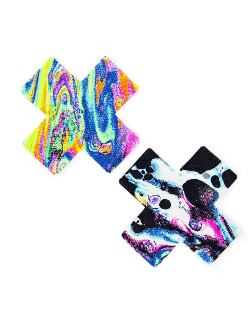 Neva Nude Liquid Tripp Cross Pasties Accessories