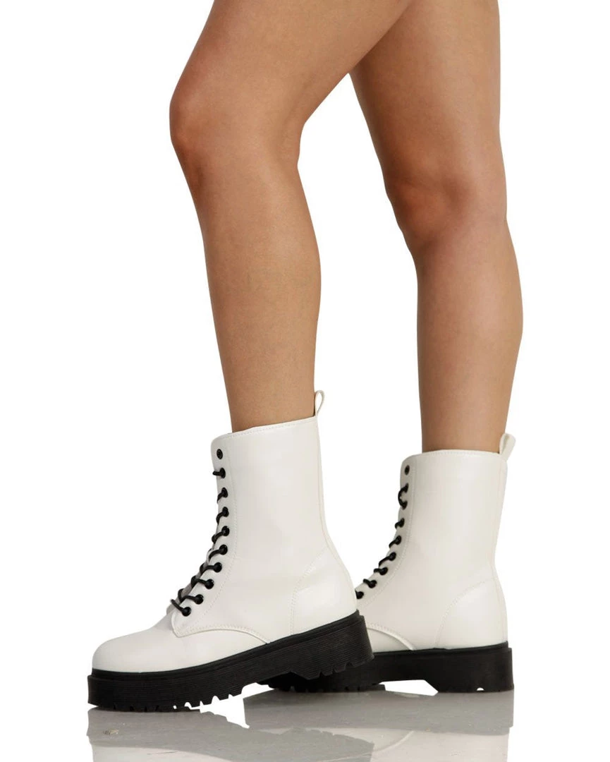 Legend Footwear Shoes Don't Be Mad Combat Boots