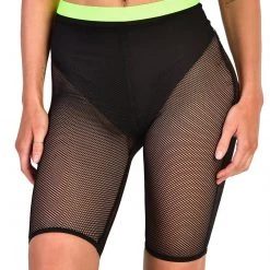 Cherry Mellow, Inc. Feisty Fishnet Biker Shorts Bottoms