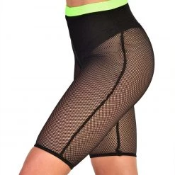 Cherry Mellow, Inc. Feisty Fishnet Biker Shorts Bottoms