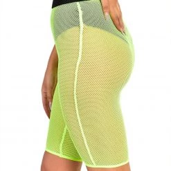 Cherry Mellow, Inc. Feisty Fishnet Biker Shorts Bottoms