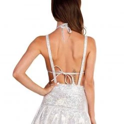 Body Language Moon Lite Suspender Mini Skirt