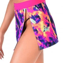 Bottoms Rolita Couture Neon Clouds Electric Amazon Skirt