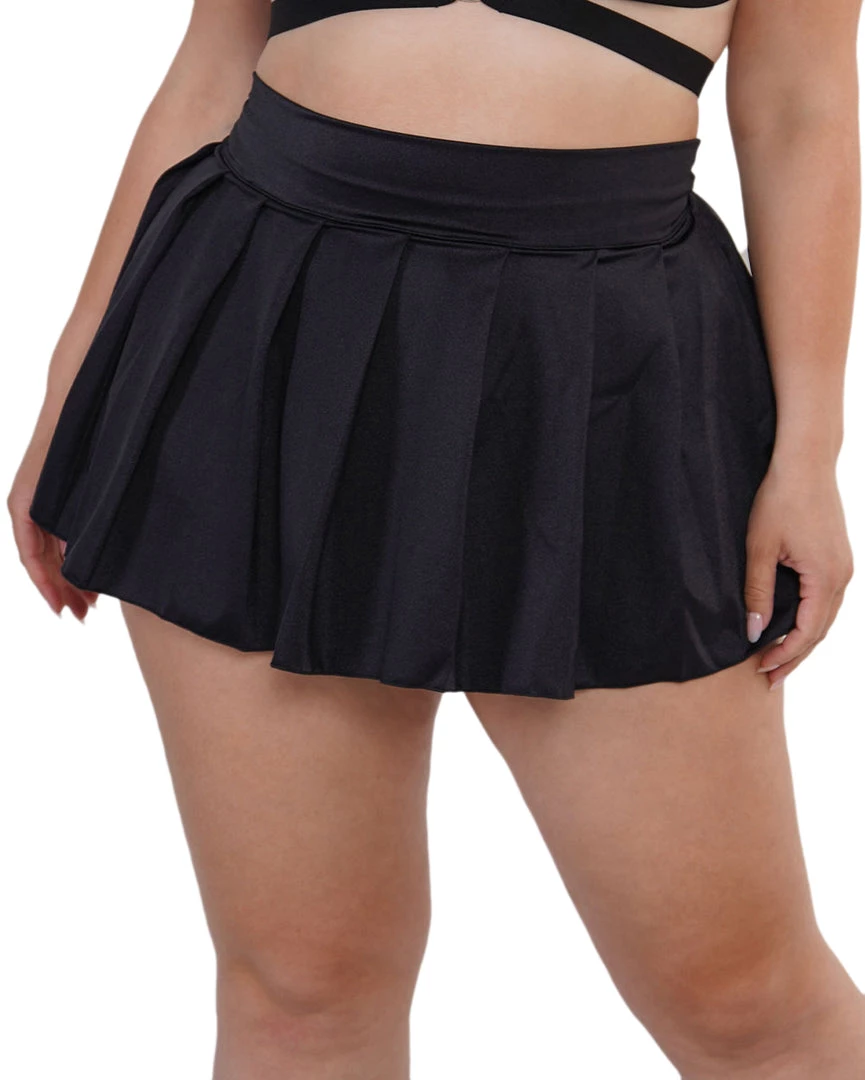 Body Language Clothing See U After Class Pleated Mini Skirt