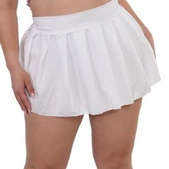 Body Language Clothing See U After Class Pleated Mini Skirt