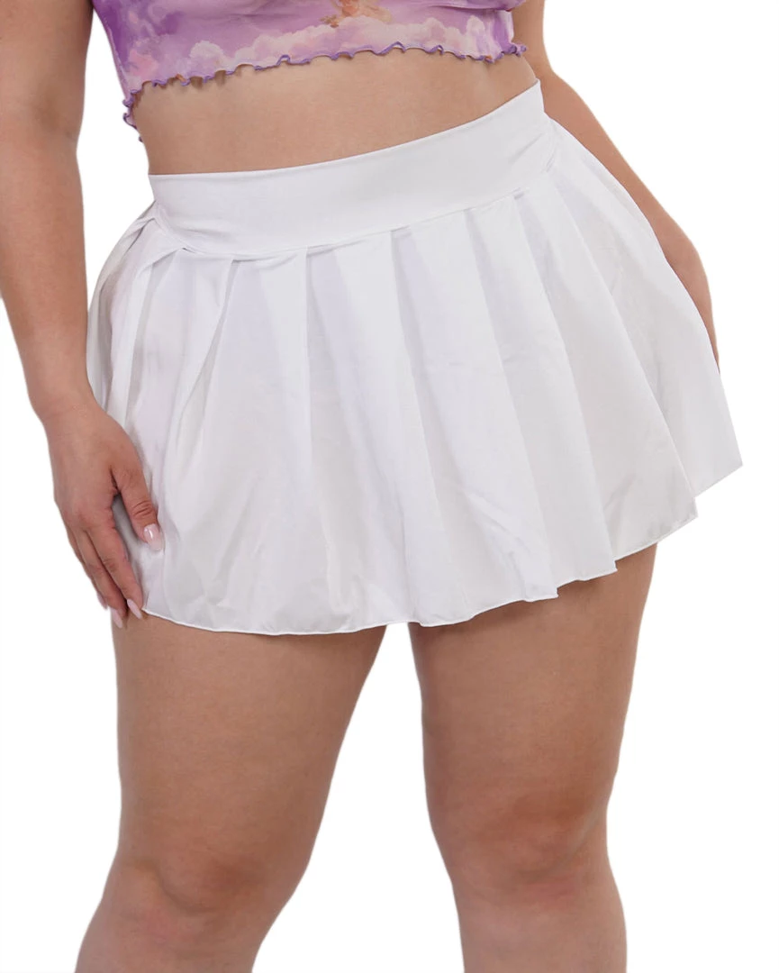 Body Language Clothing See U After Class Pleated Mini Skirt