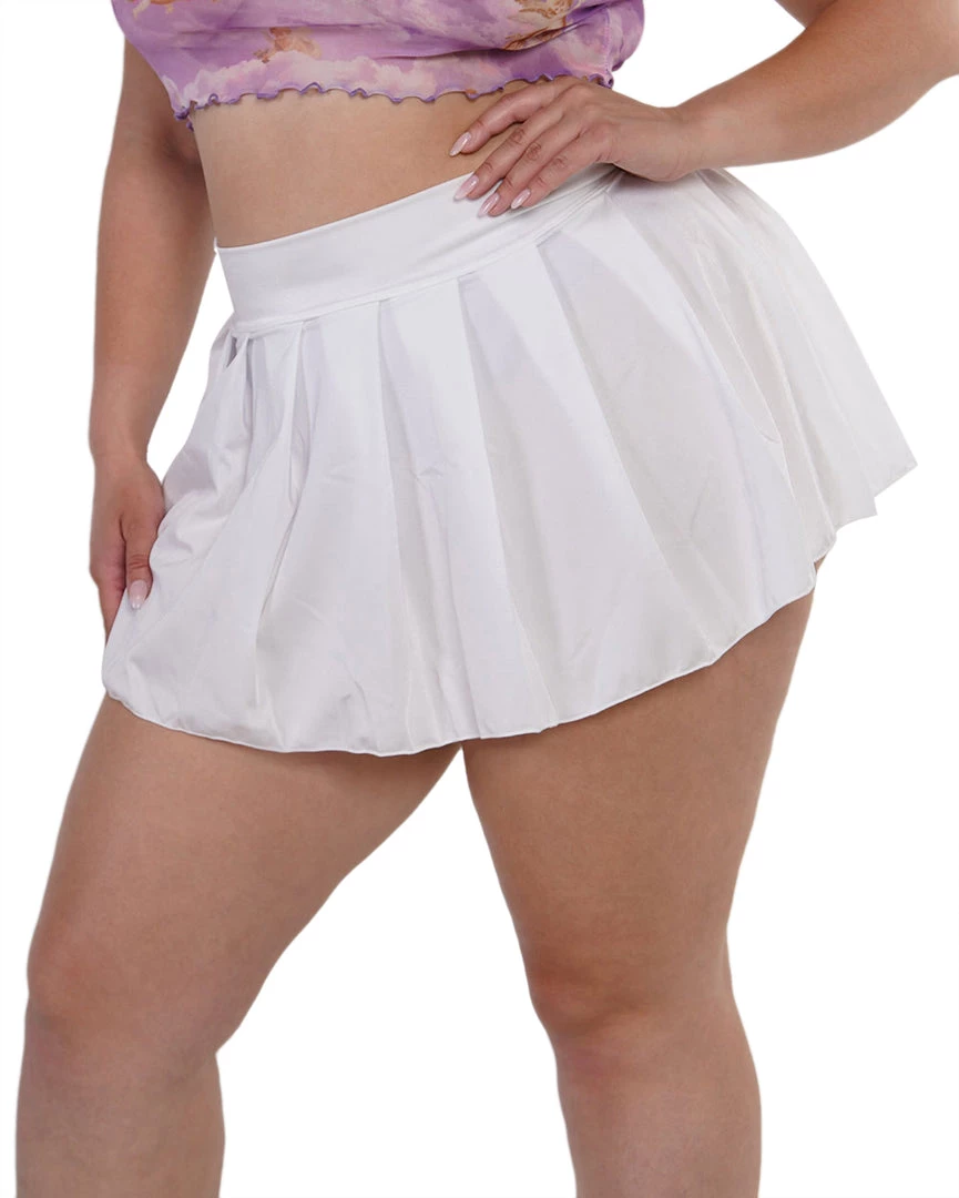Body Language Clothing See U After Class Pleated Mini Skirt
