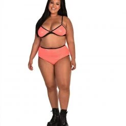 OhYes Technologic Neon Sequin High Waisted Bottoms