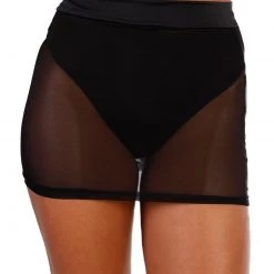 Body Language Up 2 No Good Mesh Mini Skirt